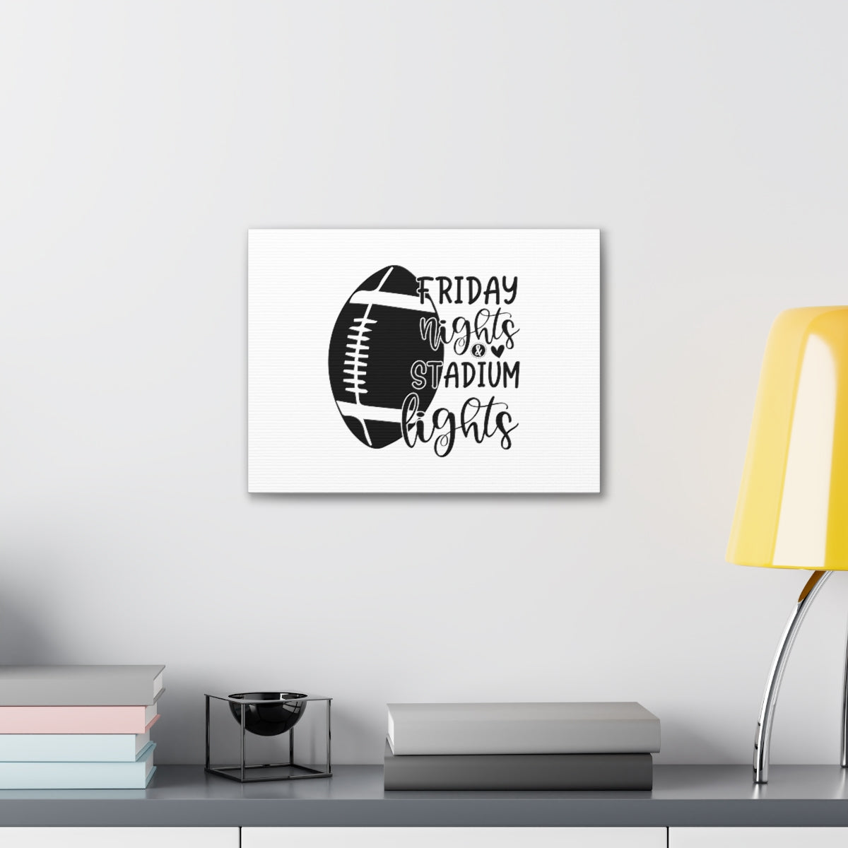 Scripture Walls Friday Nights Matthew 24:27 Stadium Lights Wall Art Print Ready to Hang Unframed-Express Your Love Gifts