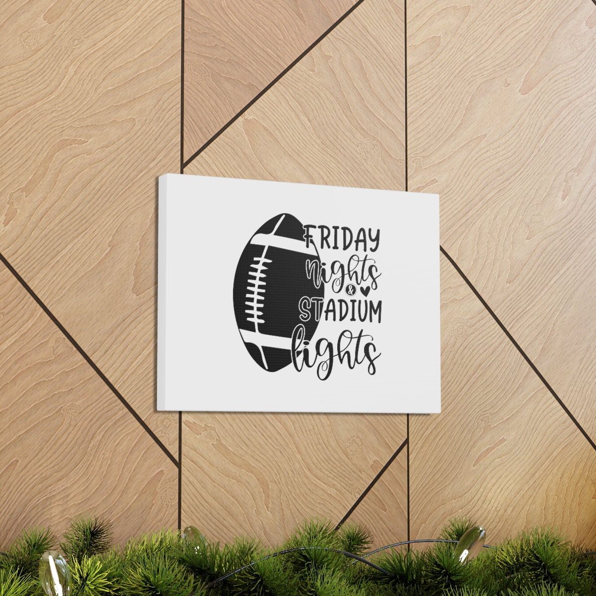 Scripture Walls Friday Nights Matthew 24:27 Stadium Lights Wall Art Print Ready to Hang Unframed-Express Your Love Gifts