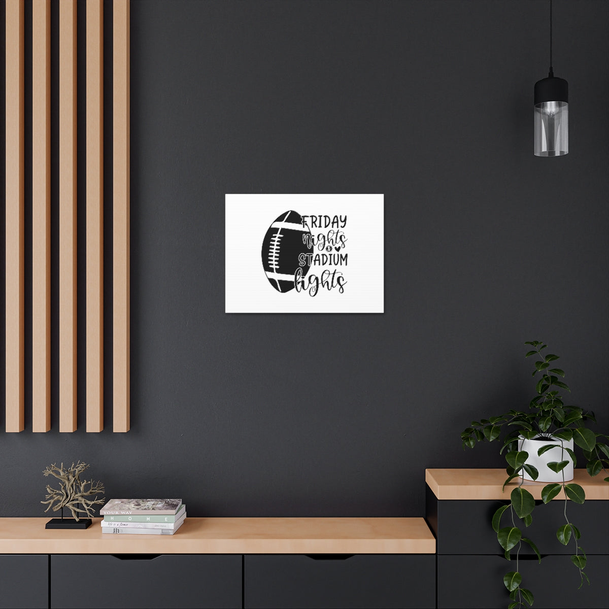 Scripture Walls Friday Nights Matthew 24:27 Stadium Lights Wall Art Print Ready to Hang Unframed-Express Your Love Gifts