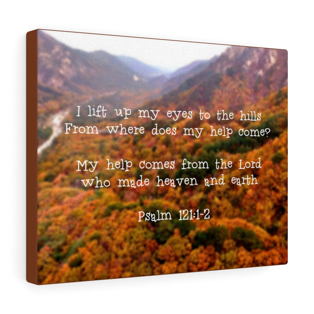 Scripture Walls From The Lord Psalm 121:1-2 Bible Verse Canvas Christian Wall Art Ready to Hang Unframed-Express Your Love Gifts