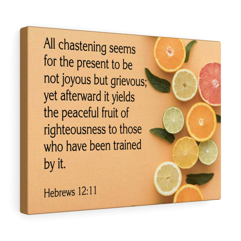 Scripture Walls Fruit of Righteousness Hebrews 12:11 Wall Art Christian Home Decor Unframed-Express Your Love Gifts