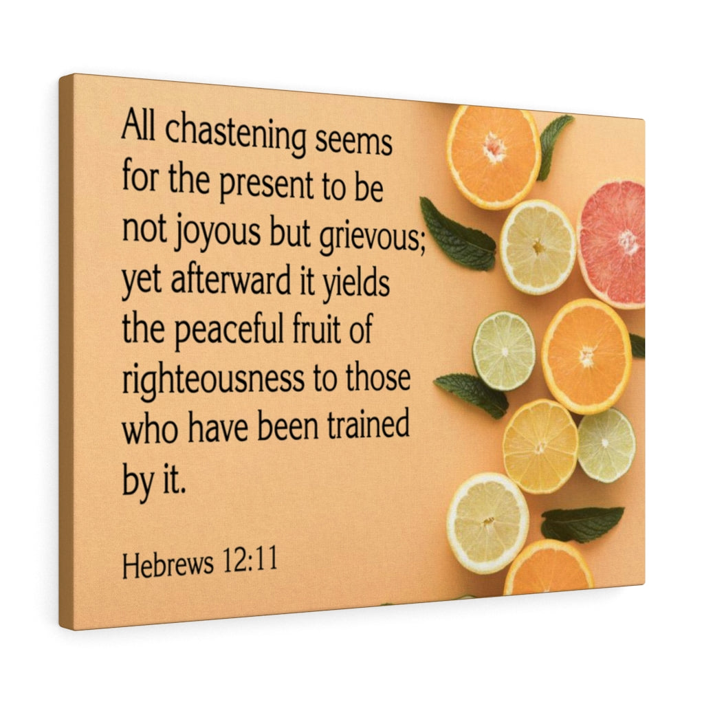 Scripture Walls Fruit of Righteousness Hebrews 12:11 Wall Art Christian Home Decor Unframed-Express Your Love Gifts