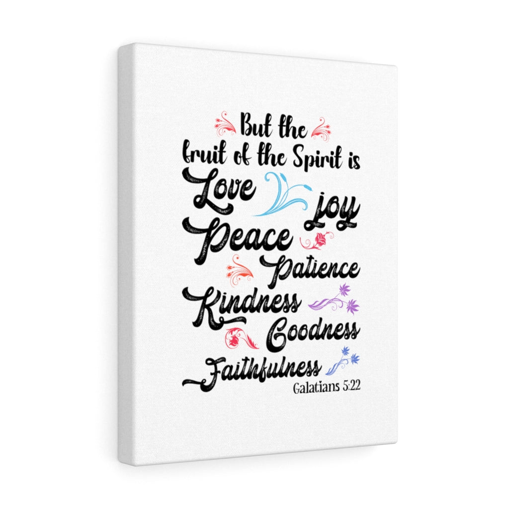 Scripture Walls Fruit Of The Spirit Galatians 5:22 Bible Verse Canvas Christian Wall Art Ready to Hang Unframed-Express Your Love Gifts