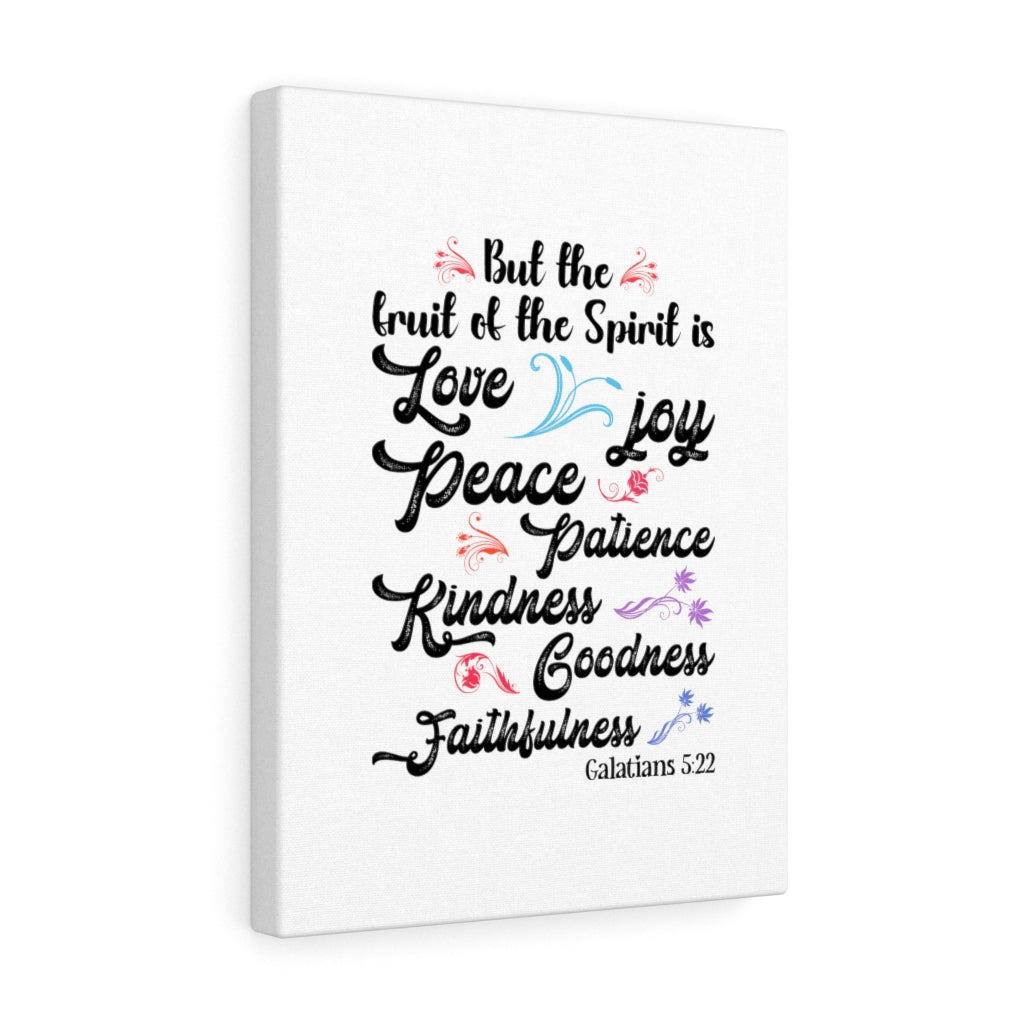 Scripture Walls Fruit Of The Spirit Galatians 5:22 Bible Verse Canvas Christian Wall Art Ready to Hang Unframed-Express Your Love Gifts