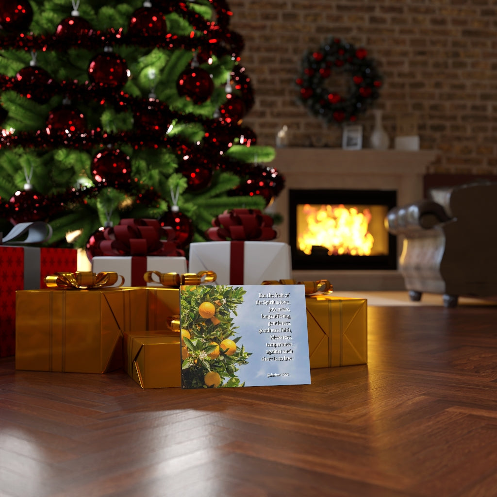 Scripture Walls Fruit Of The Spirit Is Love Galatians 5:22 Bible Verse Canvas Christian Wall Art Ready to Hang Unframed-Express Your Love Gifts