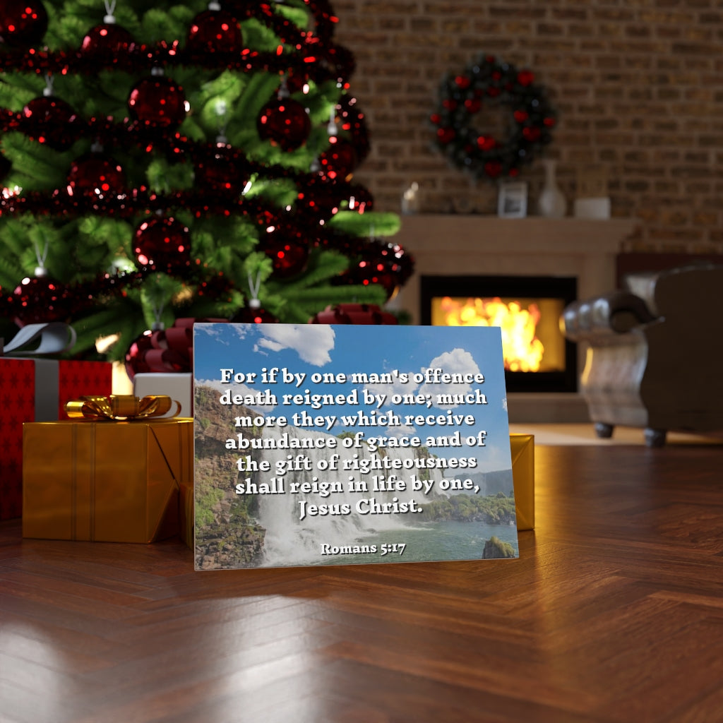 Scripture Walls Gift Of Righteousness Romans 5:17 Bible Verse Canvas Christian Wall Art Ready to Hang Unframed-Express Your Love Gifts
