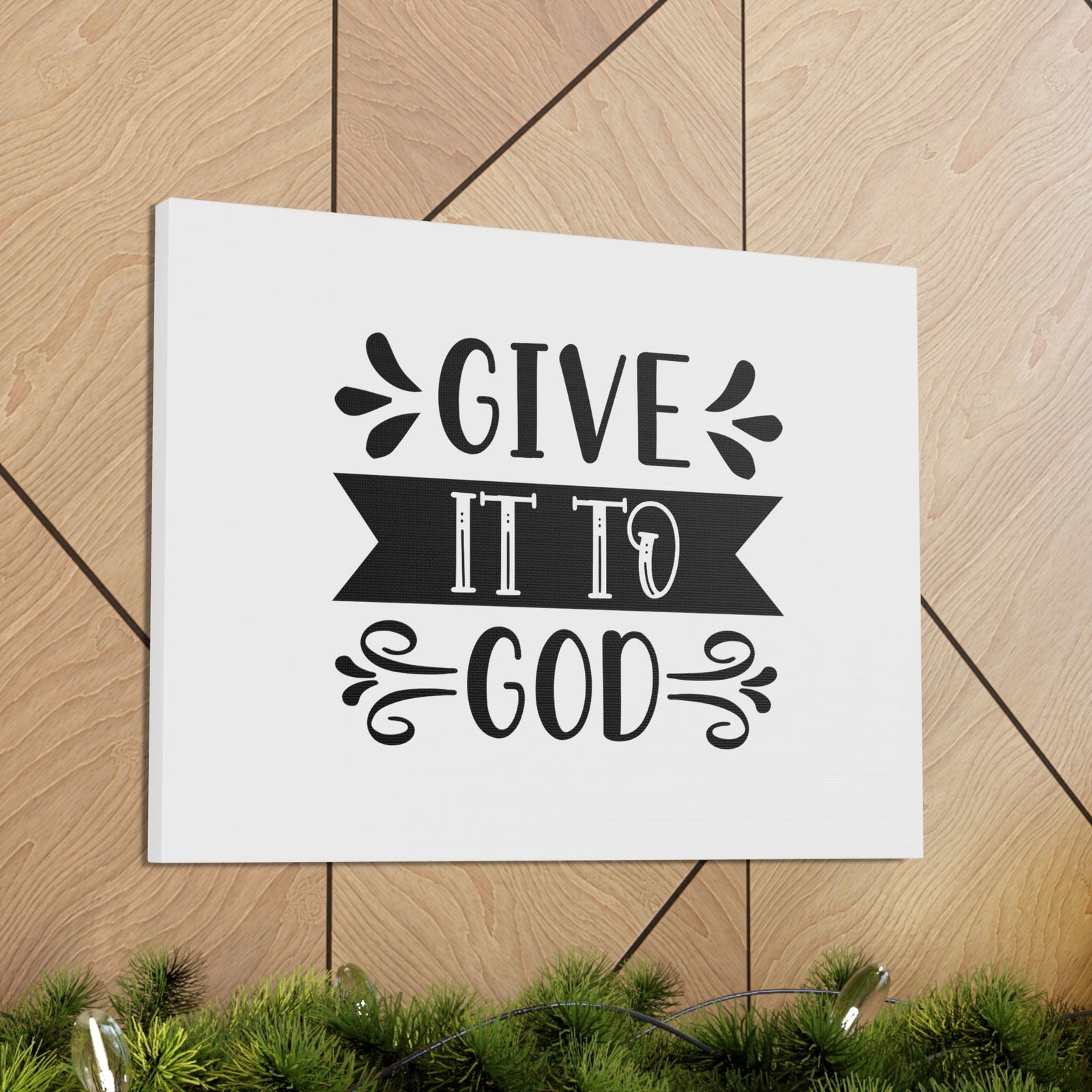 Scripture Walls Give It To God Acts 20:35 Christian Wall Art Bible Verse Print Ready to Hang Unframed-Express Your Love Gifts