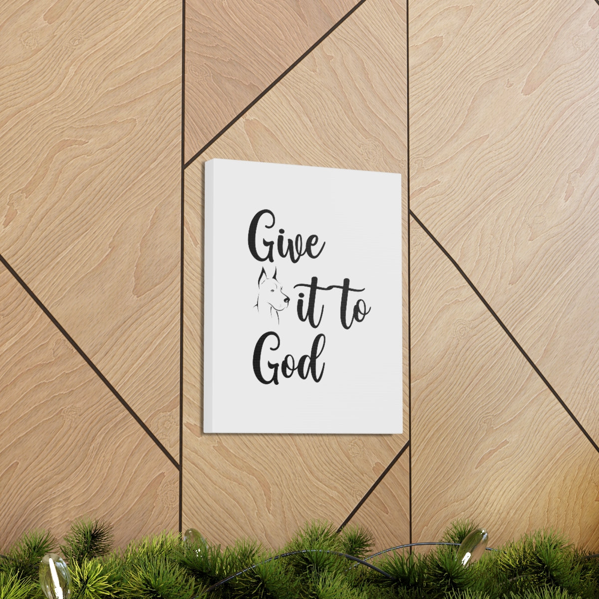 Scripture Walls Give It To God Philippians 4:6 Christian Wall Art Bible Verse Print Ready to Hang Unframed-Express Your Love Gifts
