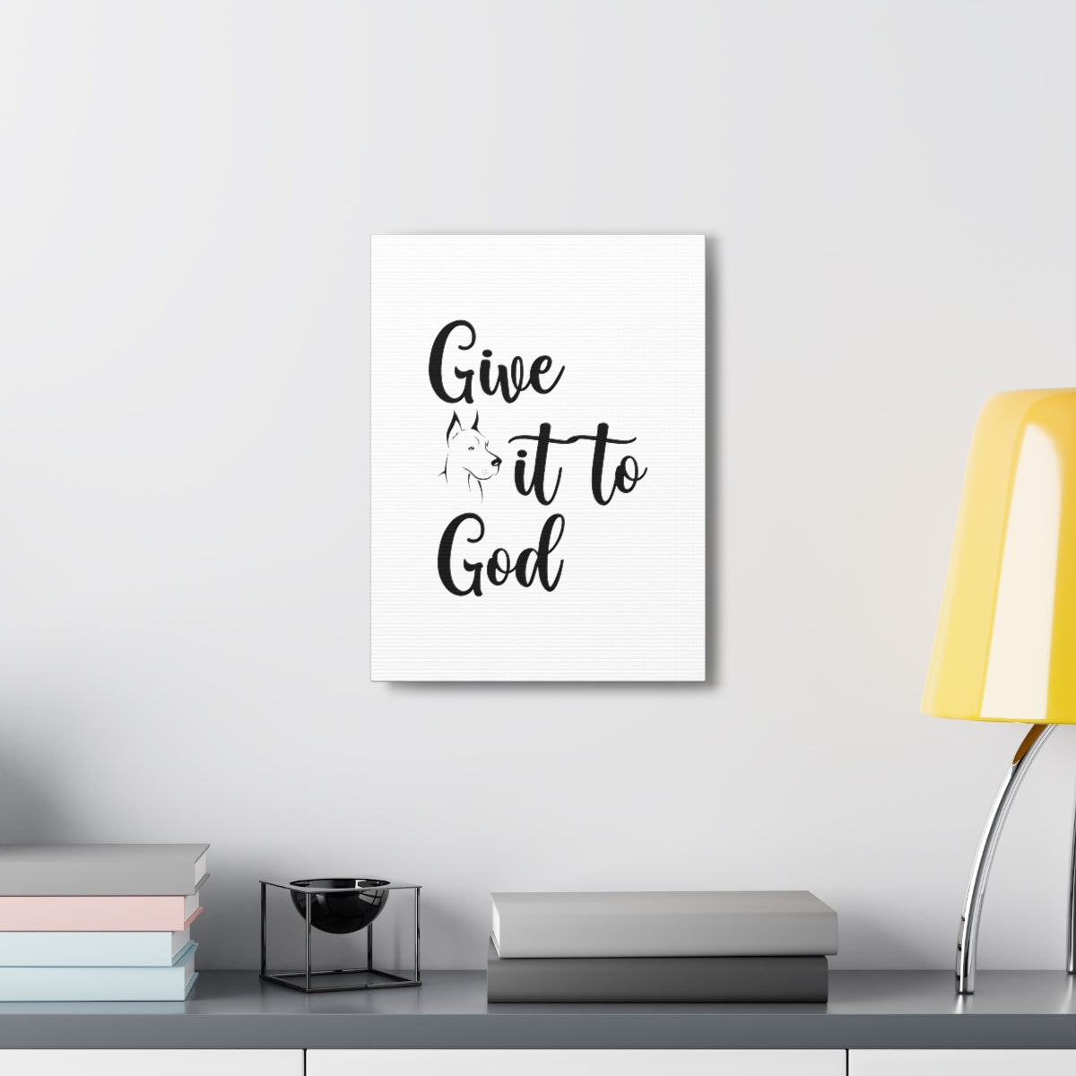 Scripture Walls Give It To God Philippians 4:6 Christian Wall Art Bible Verse Print Ready to Hang Unframed-Express Your Love Gifts