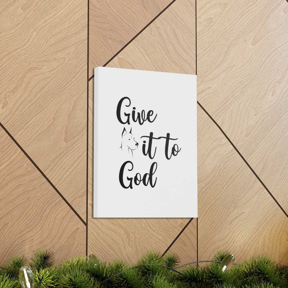 Scripture Walls Give It To God Philippians 4:6 Christian Wall Art Bible Verse Print Ready to Hang Unframed-Express Your Love Gifts
