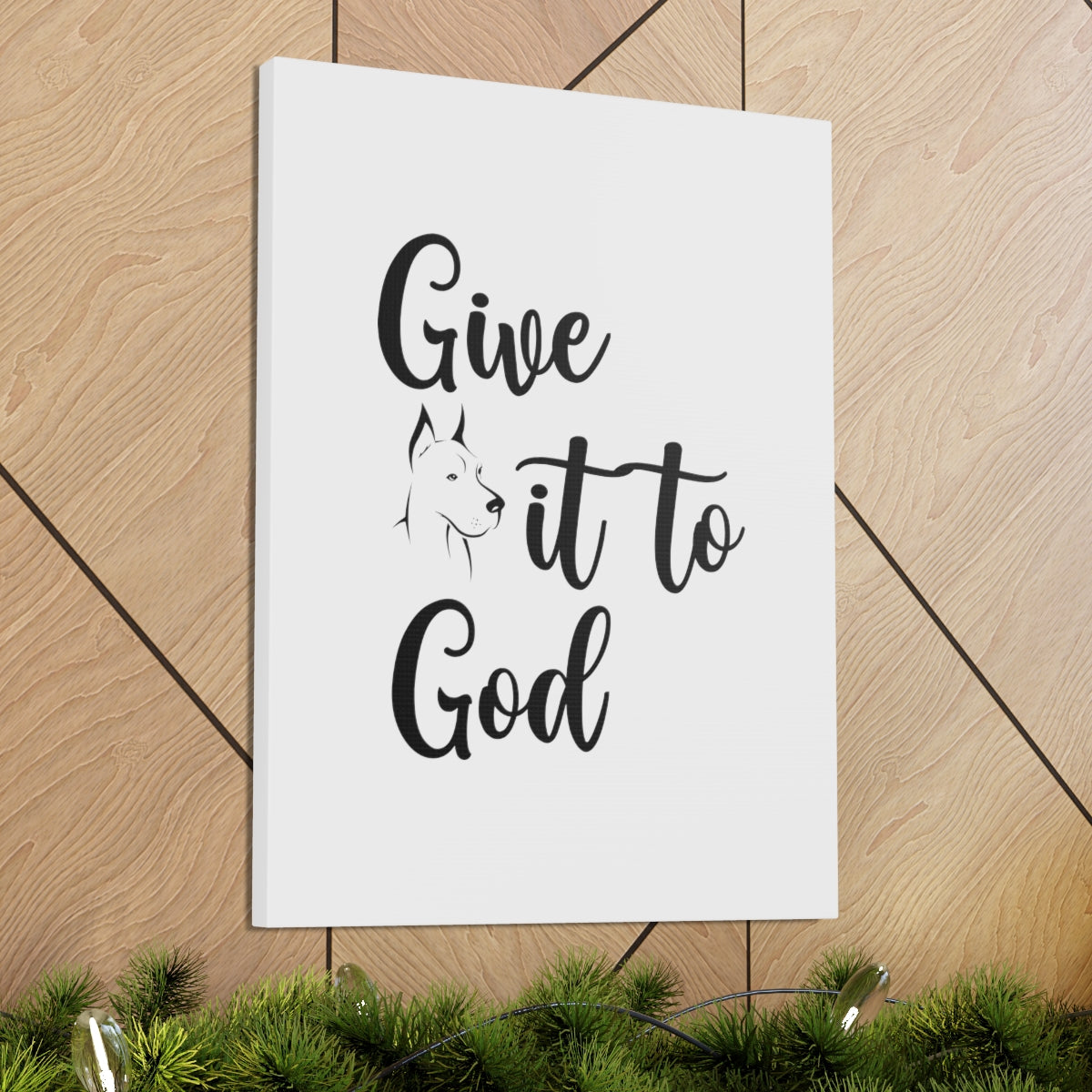 Scripture Walls Give It To God Philippians 4:6 Christian Wall Art Bible Verse Print Ready to Hang Unframed-Express Your Love Gifts