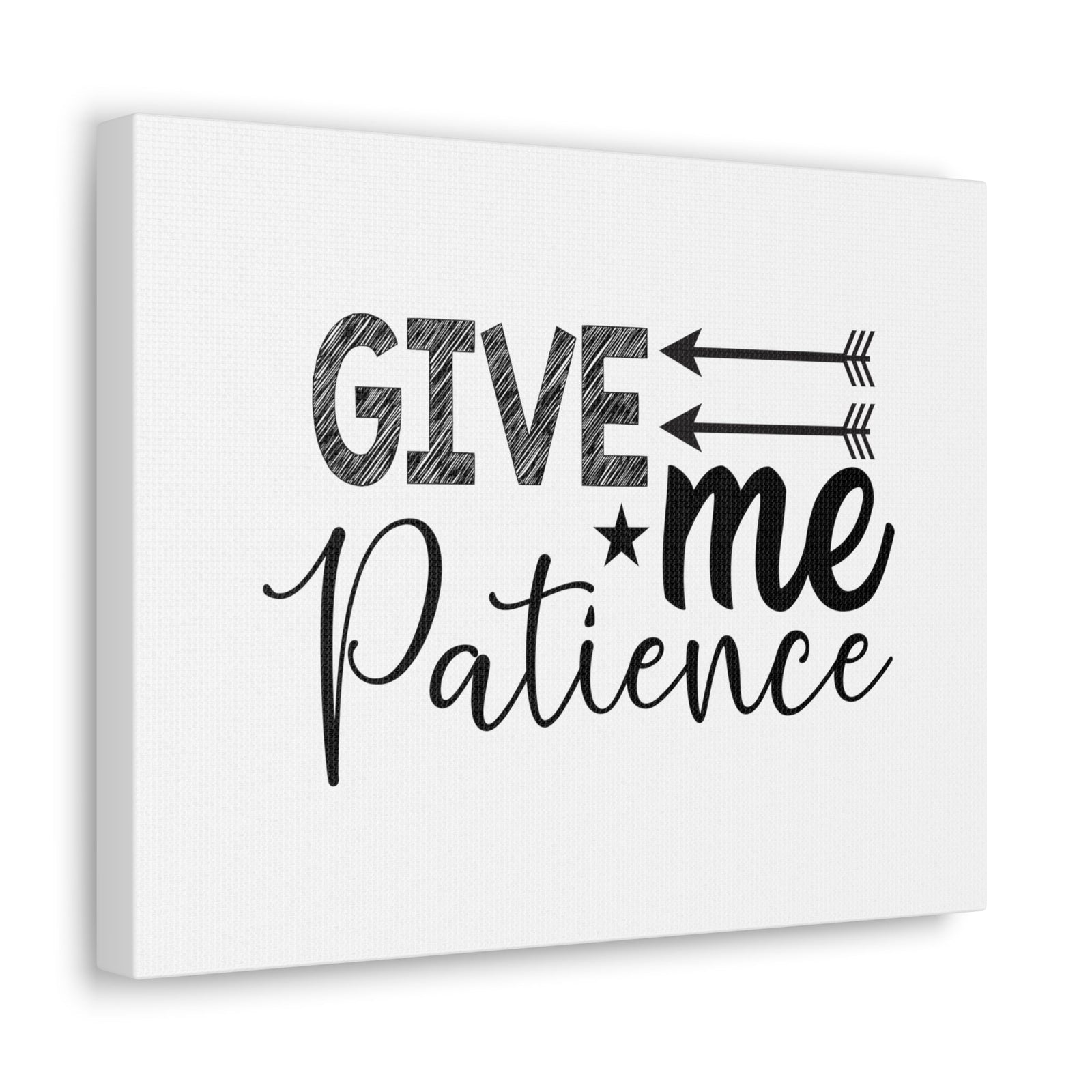 Scripture Walls Give Me Patience Proverbs 15:18 Christian Wall Art Bible Verse Print Ready to Hang Unframed-Express Your Love Gifts