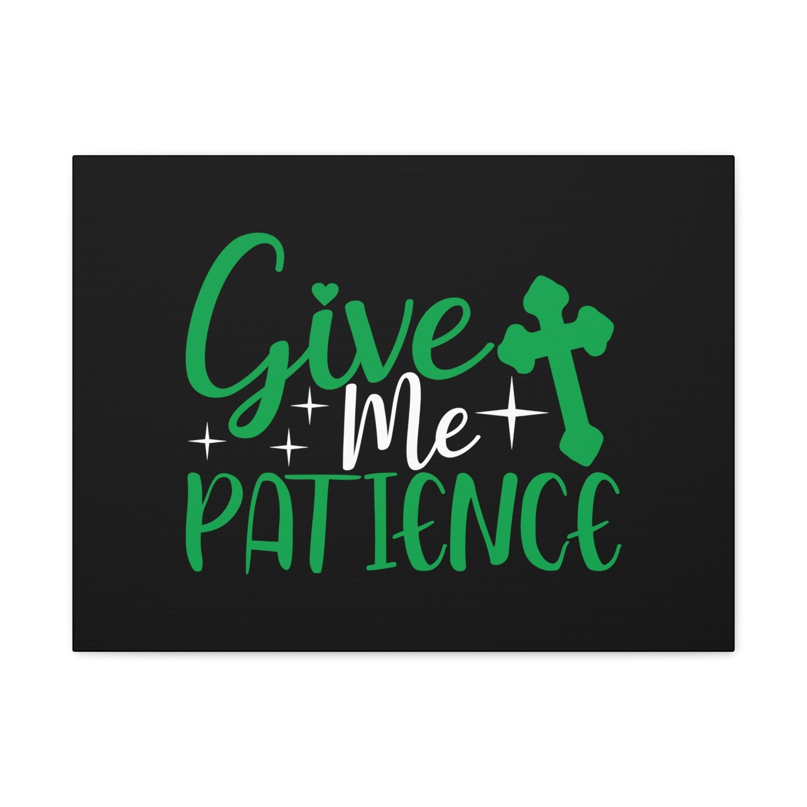 Scripture Walls Give Me Patience Romans 12:12 Christian Wall Art Bible Verse Print Ready to Hang Unframed-Express Your Love Gifts