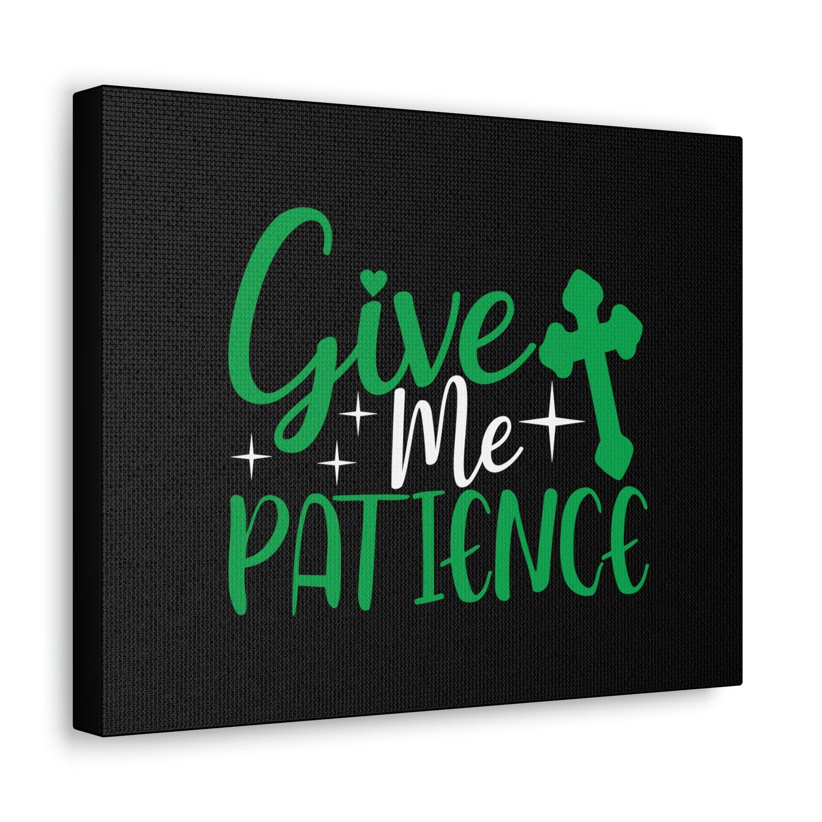 Scripture Walls Give Me Patience Romans 12:12 Christian Wall Art Bible Verse Print Ready to Hang Unframed-Express Your Love Gifts