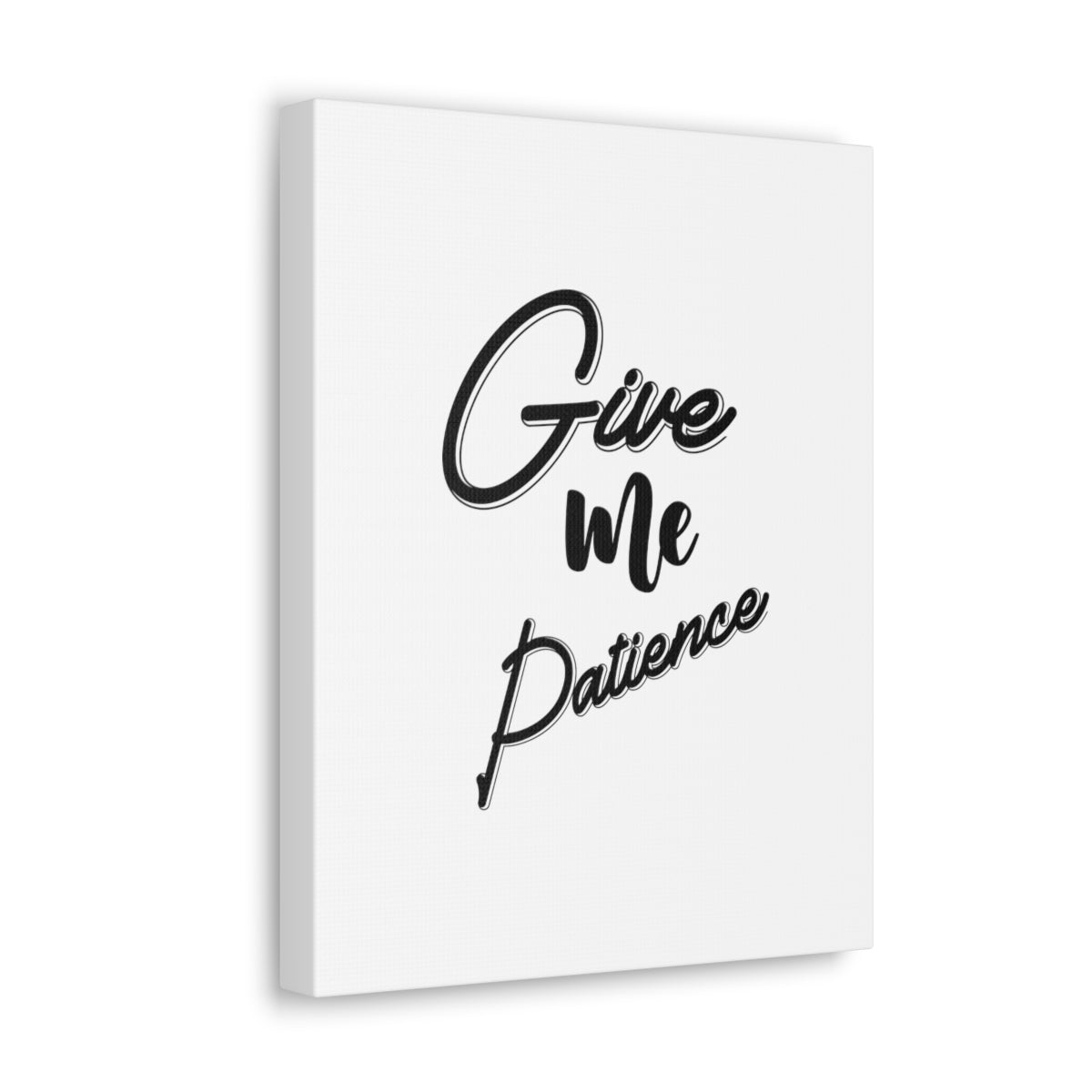 Scripture Walls Give Me Patience ROMANS 15:1 Christian Wall Art Bible Verse Print Ready to Hang Unframed-Express Your Love Gifts