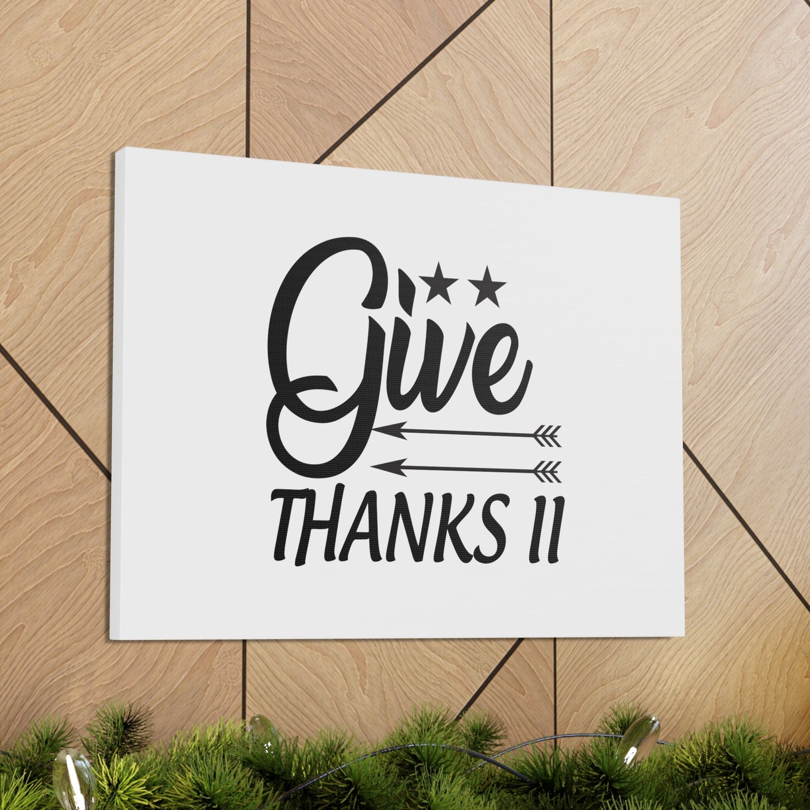 Scripture Walls Give Thanks 1 Thessalonians 5:16 Christian Wall Art Bible Verse Print Ready to Hang Unframed-Express Your Love Gifts