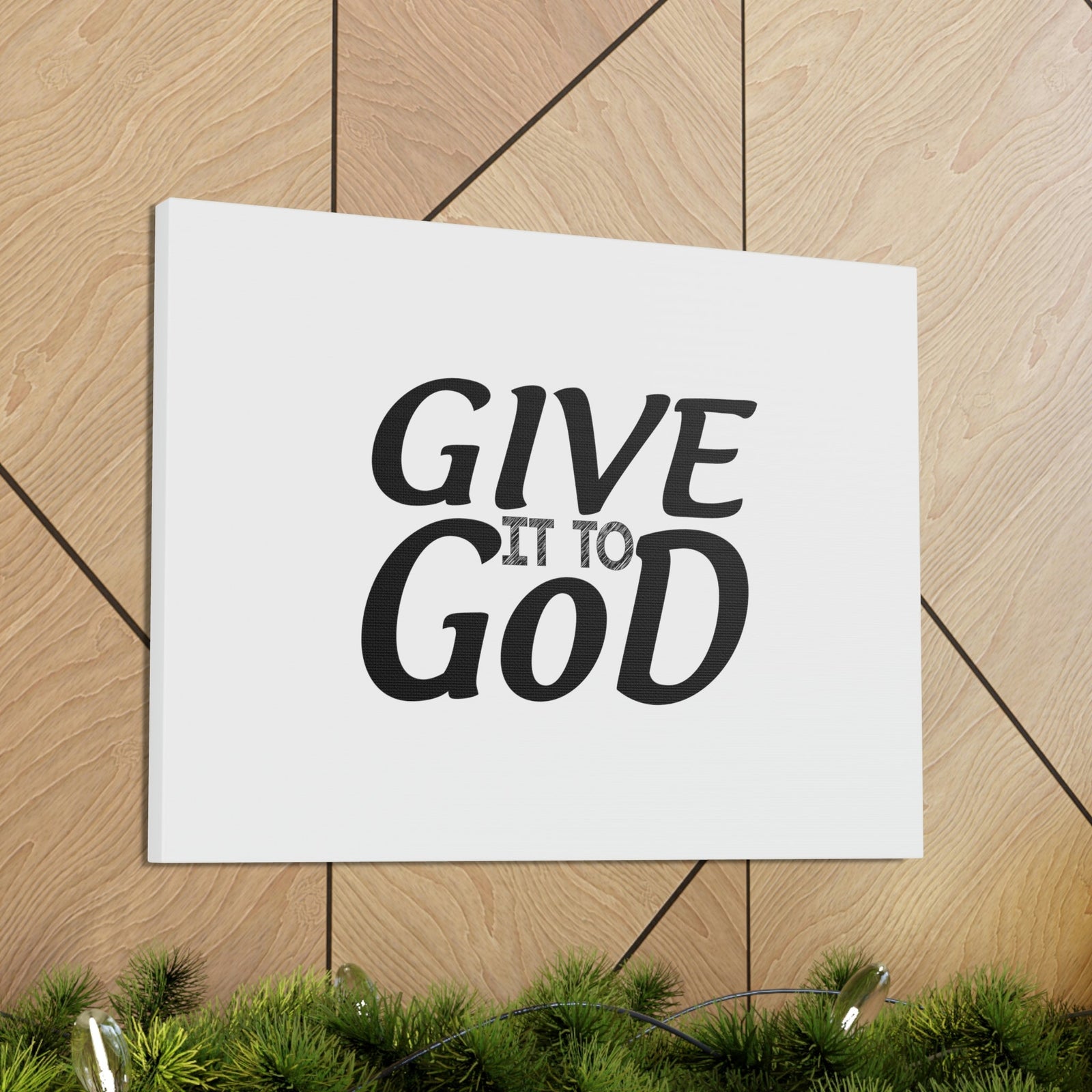 Scripture Walls Give To God Psalm 55:22 Christian Wall Art Bible Verse Print Ready to Hang Unframed-Express Your Love Gifts