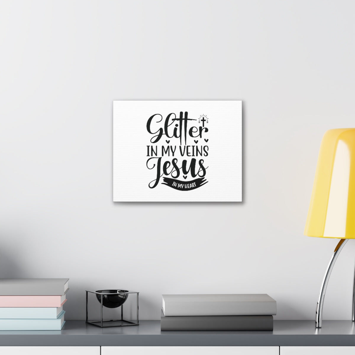 Scripture Walls Glitter In My Veins Ephesians 3:17 Christian Wall Art Bible Verse Print Ready to Hang Unframed-Express Your Love Gifts