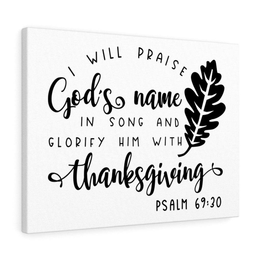 Scripture Walls Glorify Him Psalm 69:20 Bible Verse Canvas Christian Wall Art Ready to Hang Unframed-Express Your Love Gifts