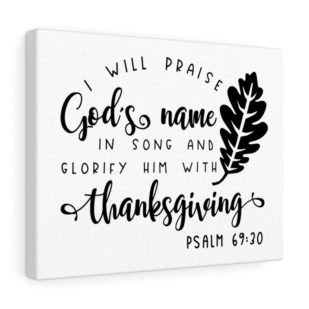 Scripture Walls Glorify Him Psalm 69:20 Bible Verse Canvas Christian Wall Art Ready to Hang Unframed-Express Your Love Gifts