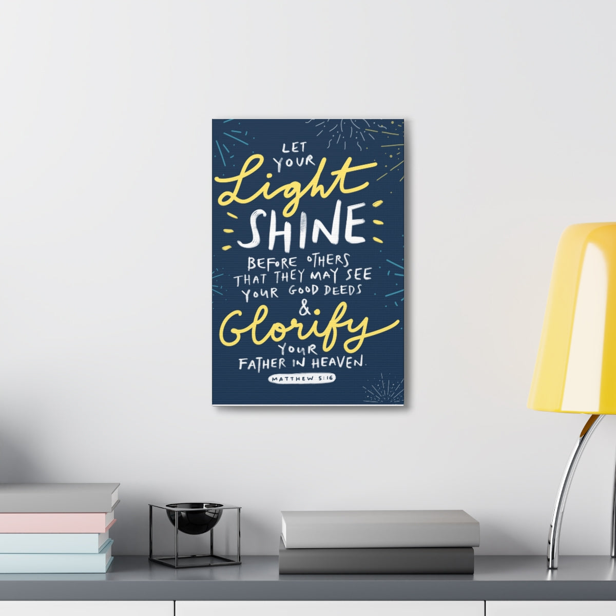 Scripture Walls Glorify Your Father In Heaven Matthew 5:16 Christian Wall Art Bible Verse Print Ready to Hang Unframed-Express Your Love Gifts