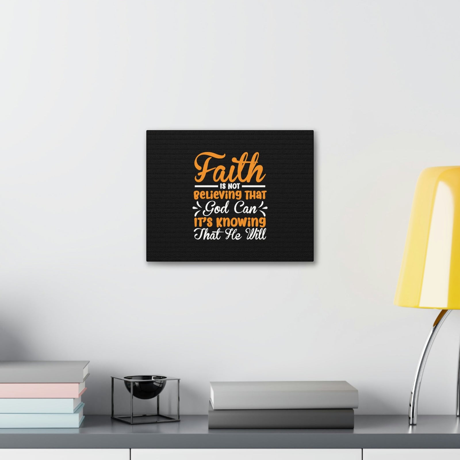 Scripture Walls God Can It's Knowing That He Will Proverbs 3:5-6 Christian Wall Art Bible Verse Print Ready to Hang Unframed-Express Your Love Gifts