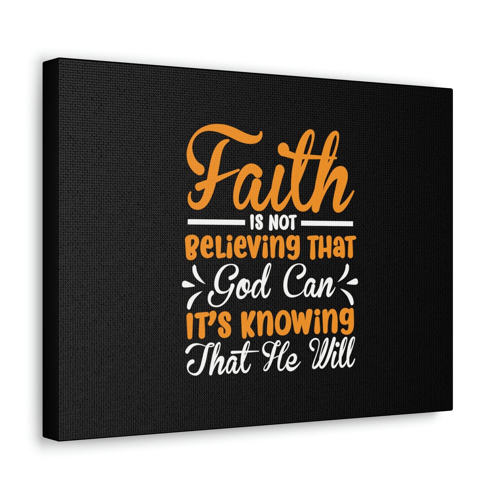 Scripture Walls God Can It's Knowing That He Will Proverbs 3:5-6 Christian Wall Art Bible Verse Print Ready to Hang Unframed-Express Your Love Gifts