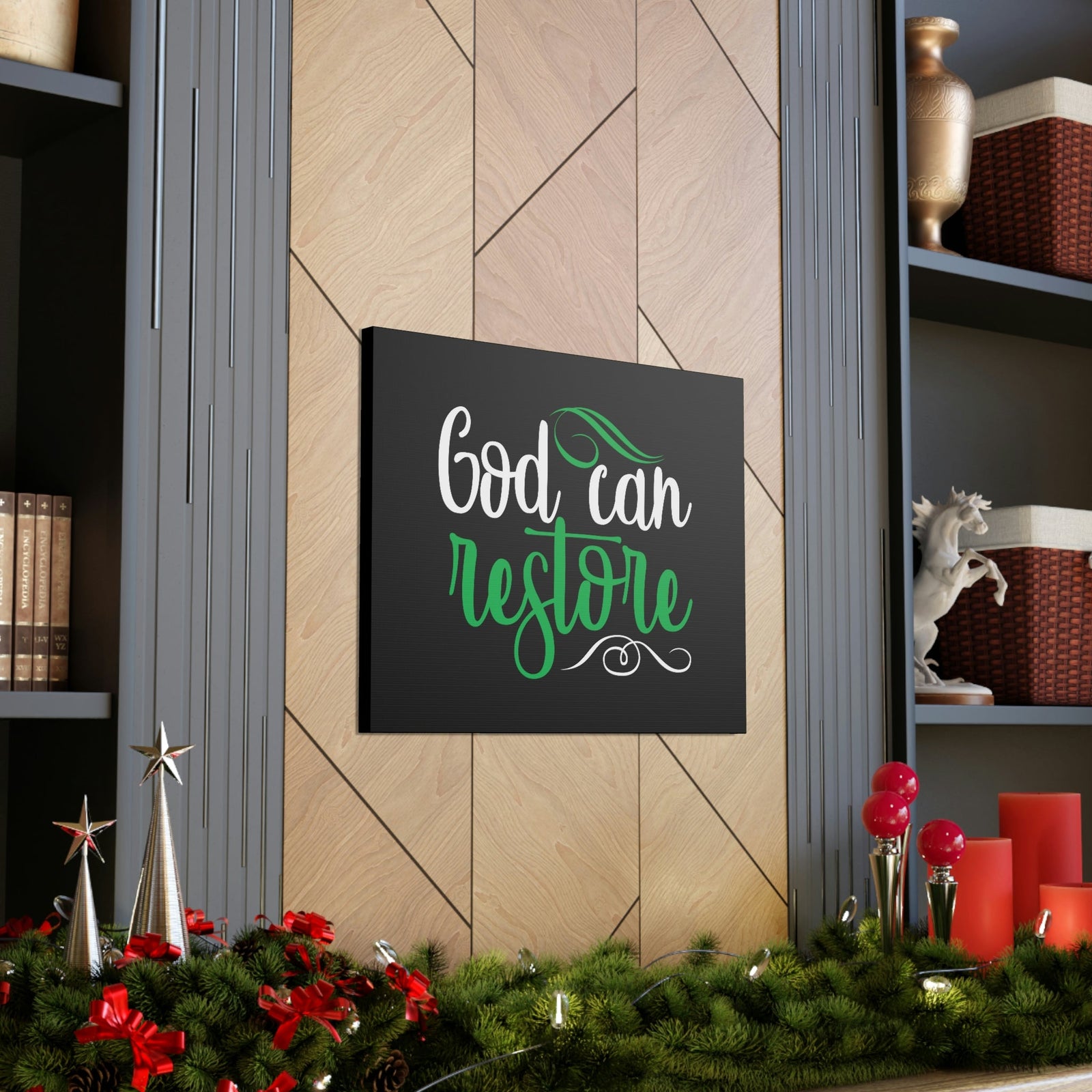 Scripture Walls God Can Restore 1 Peter 5:10 Christian Wall Art Bible Verse Print Ready to Hang Unframed-Express Your Love Gifts