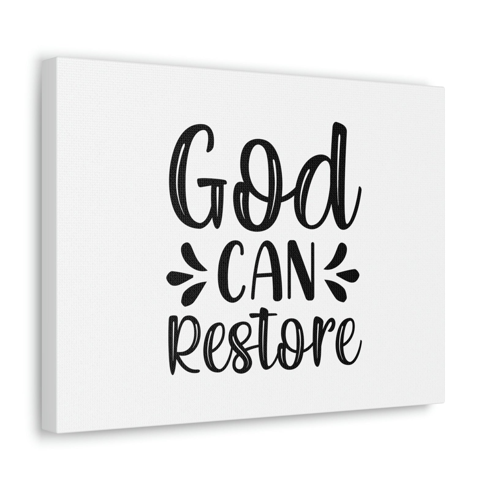 Scripture Walls God Can Restore Psalm 23:3 Christian Wall Art Bible Verse Print Ready to Hang Unframed-Express Your Love Gifts