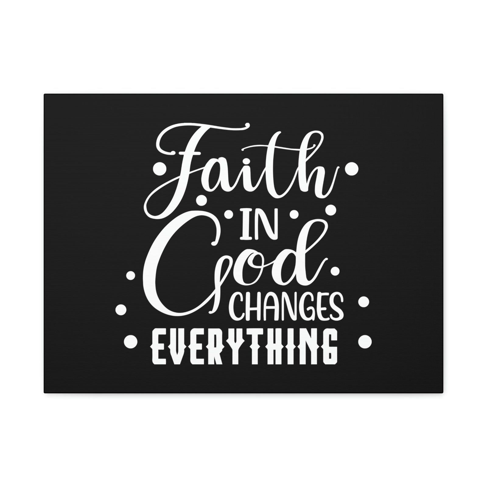 Scripture Walls God Changes Everything 2 Corinthians 5:17 Dots Christian Wall Art Bible Verse Print Ready to Hang Unframed-Express Your Love Gifts