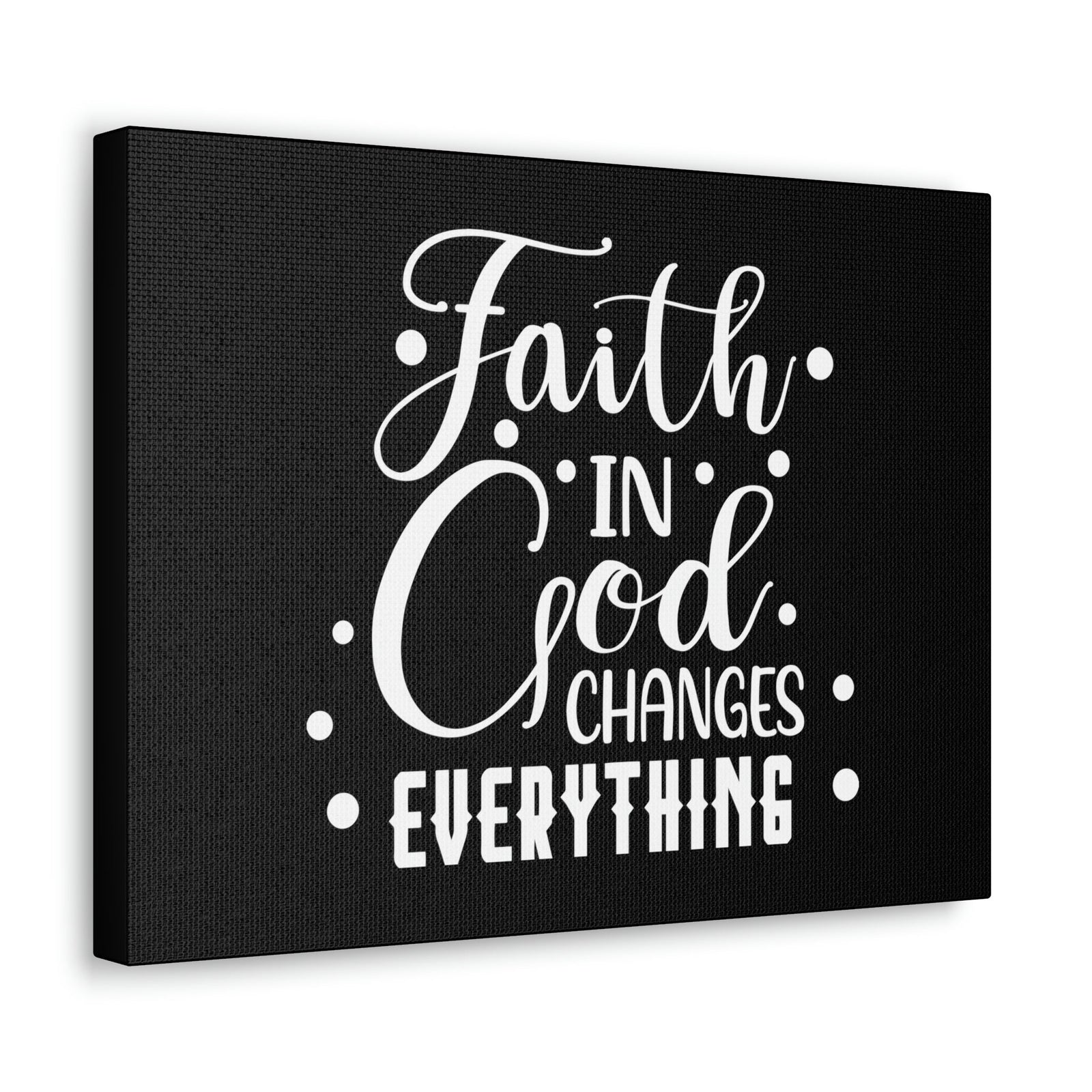 Scripture Walls God Changes Everything 2 Corinthians 5:17 Dots Christian Wall Art Bible Verse Print Ready to Hang Unframed-Express Your Love Gifts