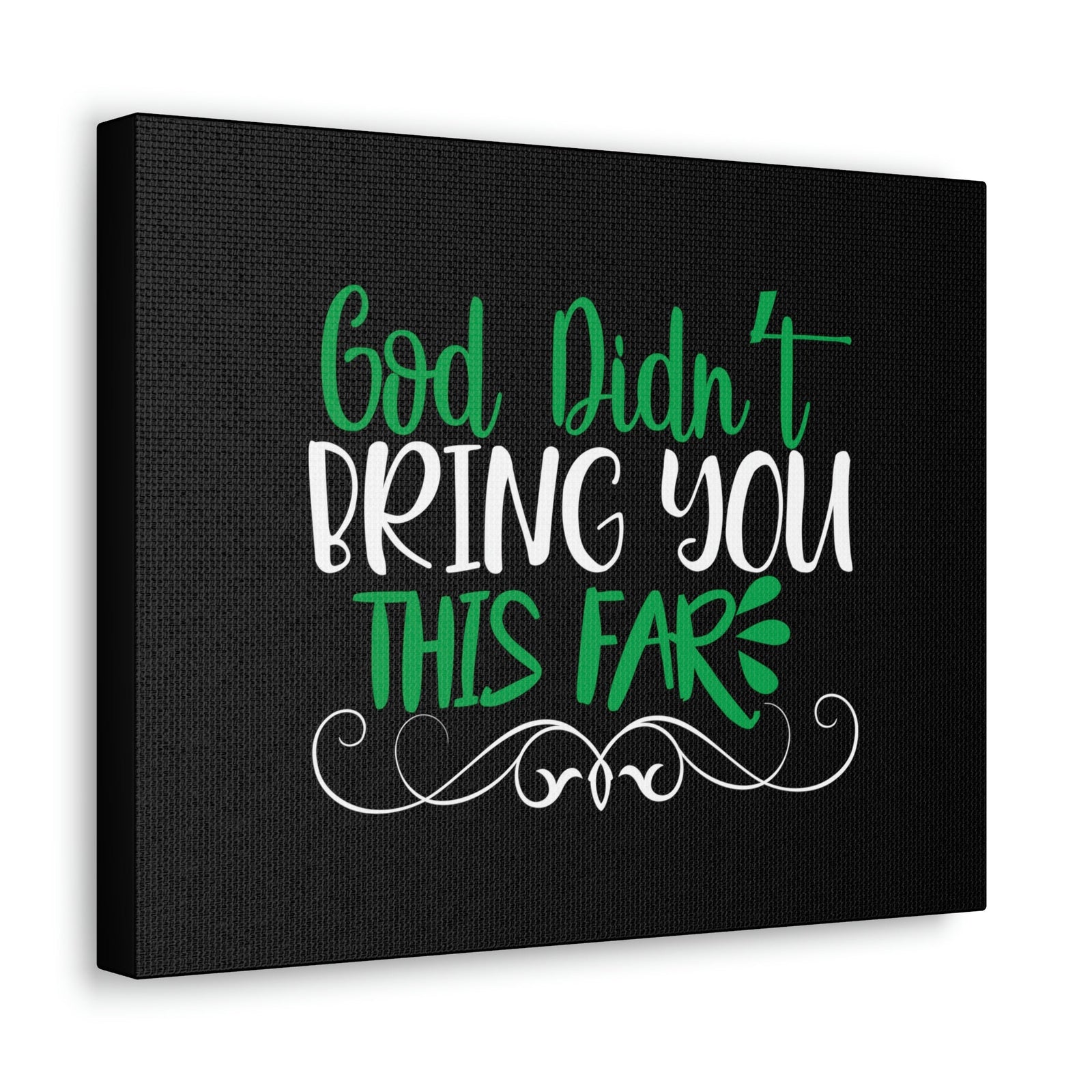 Scripture Walls God Didn't Bring You This Far Hebrews 13:5 Christian Wall Art Bible Verse Print Ready to Hang Unframed-Express Your Love Gifts