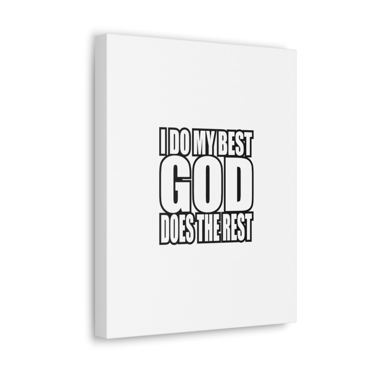 Scripture Walls God Does The Rest Colossians 3:23 White Christian Wall Art Bible Verse Print Ready to Hang Unframed-Express Your Love Gifts