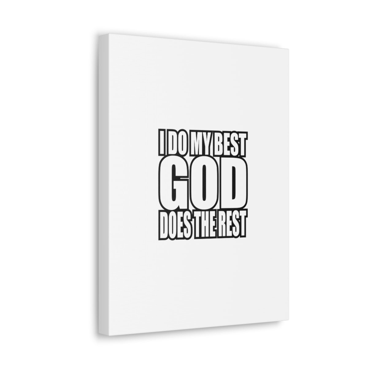 Scripture Walls God Does The Rest Colossians 3:23 White Christian Wall Art Bible Verse Print Ready to Hang Unframed-Express Your Love Gifts