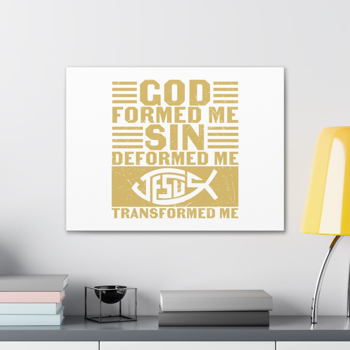 Scripture Walls God Formed Me Galatians 4:19 Christian Wall Art Bible Verse Print Ready to Hang Unframed-Express Your Love Gifts