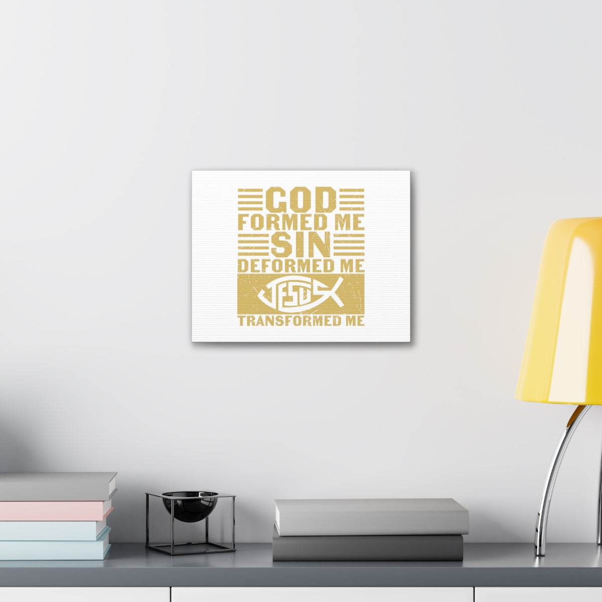 Scripture Walls God Formed Me Galatians 4:19 Christian Wall Art Bible Verse Print Ready to Hang Unframed-Express Your Love Gifts