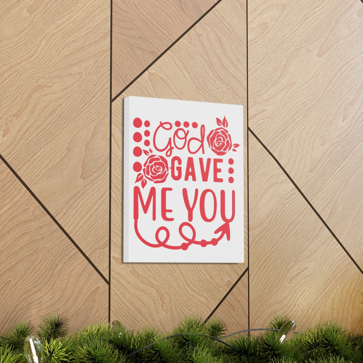 Scripture Walls God Gave Me John 3:16 Christian Wall Art Print Ready to Hang Unframed-Express Your Love Gifts