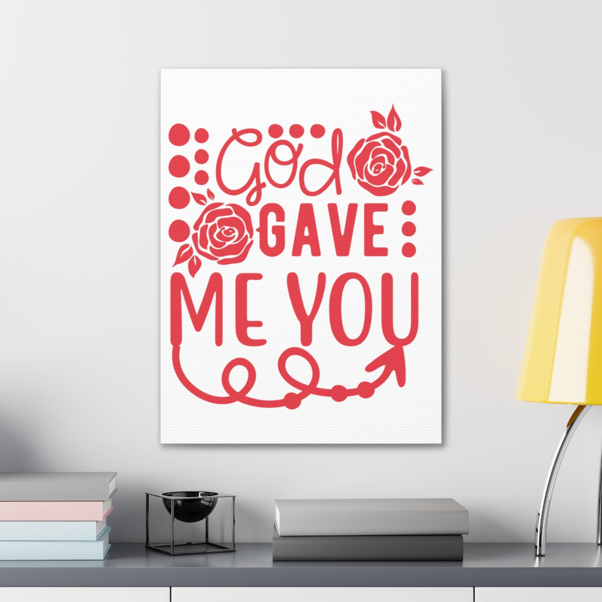 Scripture Walls God Gave Me John 3:16 Christian Wall Art Print Ready to Hang Unframed-Express Your Love Gifts
