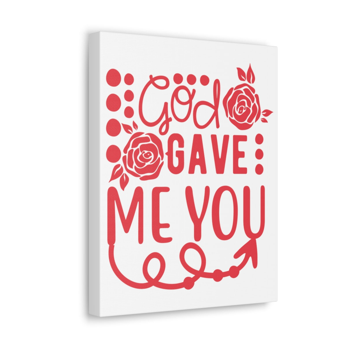 Scripture Walls God Gave Me John 3:16 Christian Wall Art Print Ready to Hang Unframed-Express Your Love Gifts