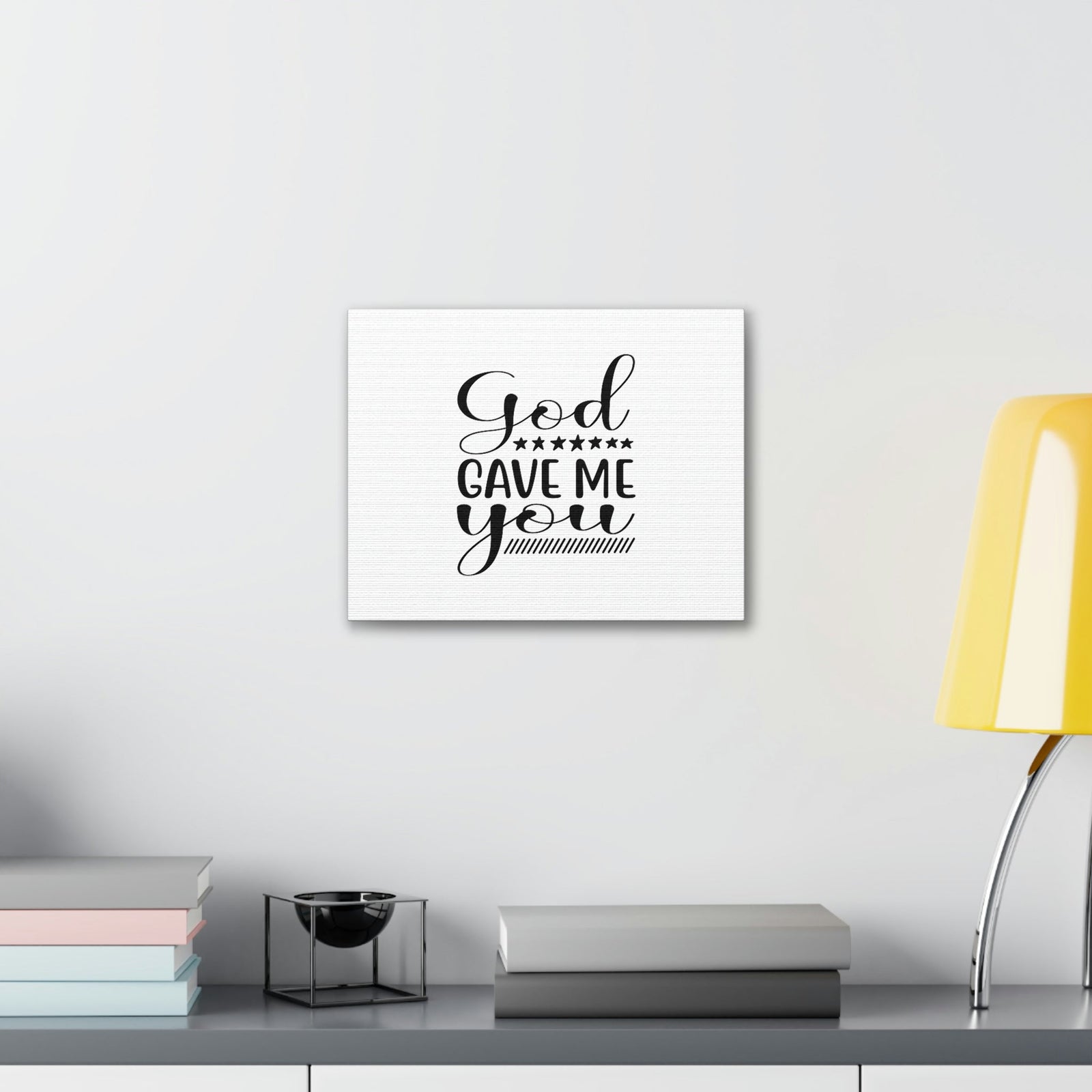 Scripture Walls God Gave Me You James 1:17 Christian Wall Art Bible Verse Print Ready to Hang Unframed-Express Your Love Gifts