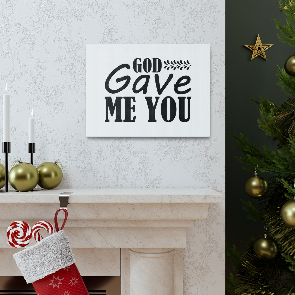 Scripture Walls God Gave Me You James 4:6 Christian Wall Art Bible Verse Print Ready to Hang Unframed-Express Your Love Gifts