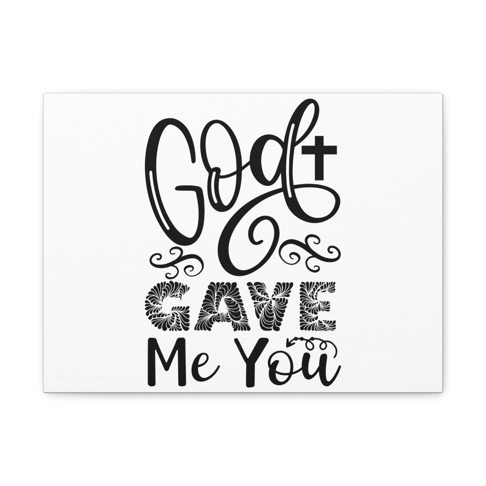 Scripture Walls God Gave Me You John 3:16 Christian Wall Art Print Ready to Hang Unframed-Express Your Love Gifts