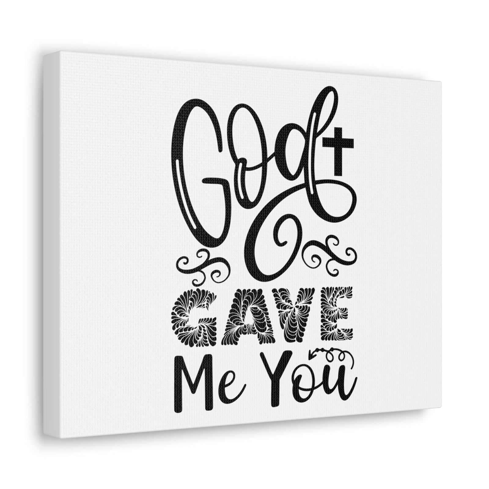 Scripture Walls God Gave Me You John 3:16 Christian Wall Art Print Ready to Hang Unframed-Express Your Love Gifts