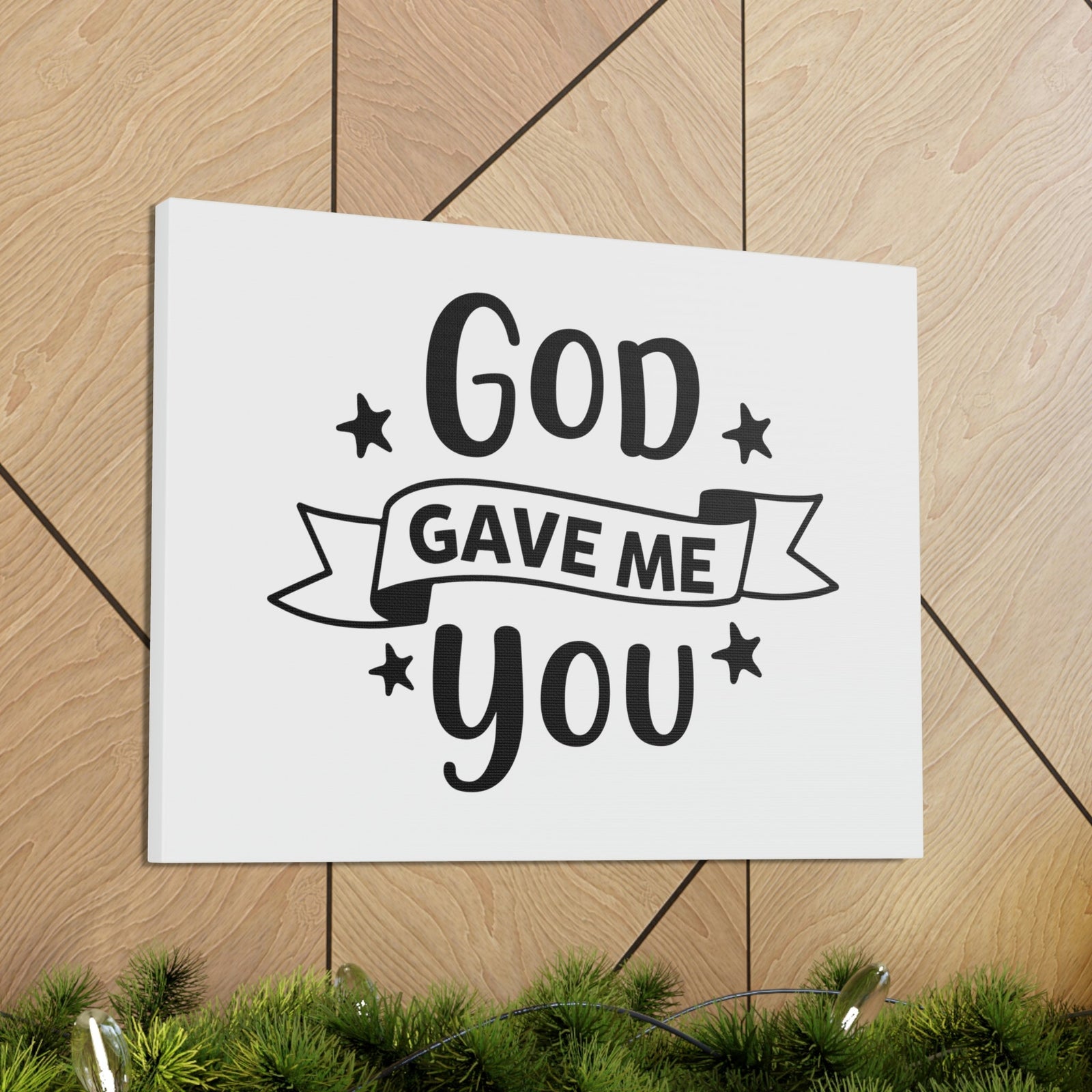 Scripture Walls God Gave Me You John 6:29 Christian Wall Art Print Ready to Hang Unframed-Express Your Love Gifts