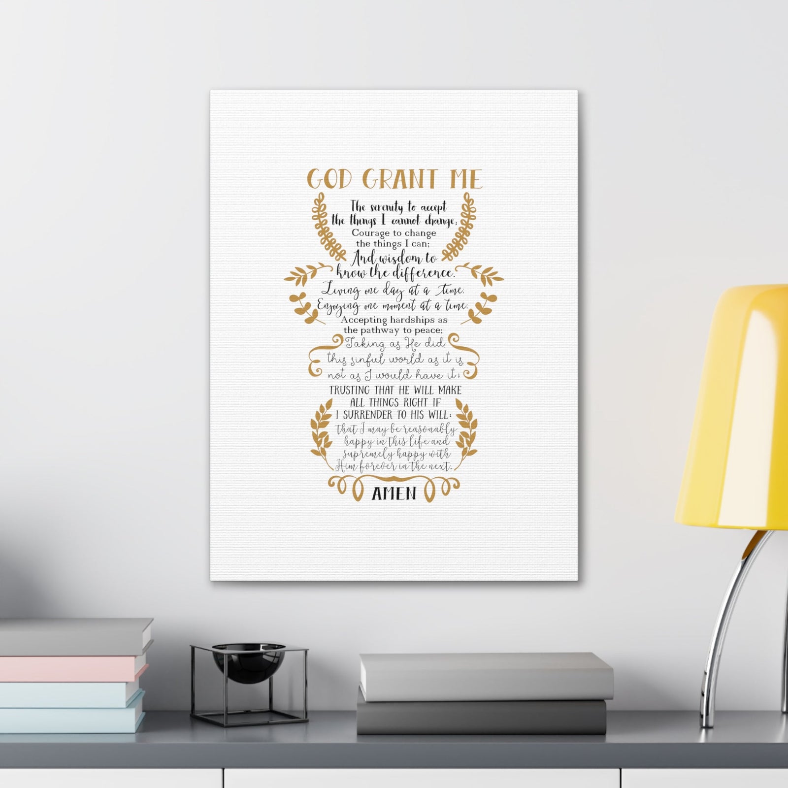 Scripture Walls God Grant Me Romans 15:13 Christian Wall Art Bible Verse Print Ready to Hang Unframed-Express Your Love Gifts