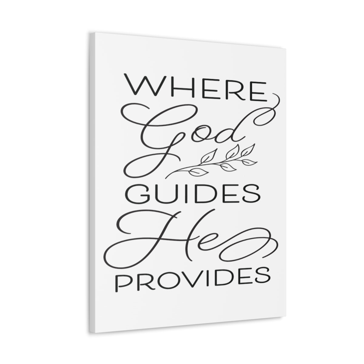 Scripture Walls God Guides He Isaiah 58:11 Christian Wall Art Print Ready to Hang Unframed-Express Your Love Gifts