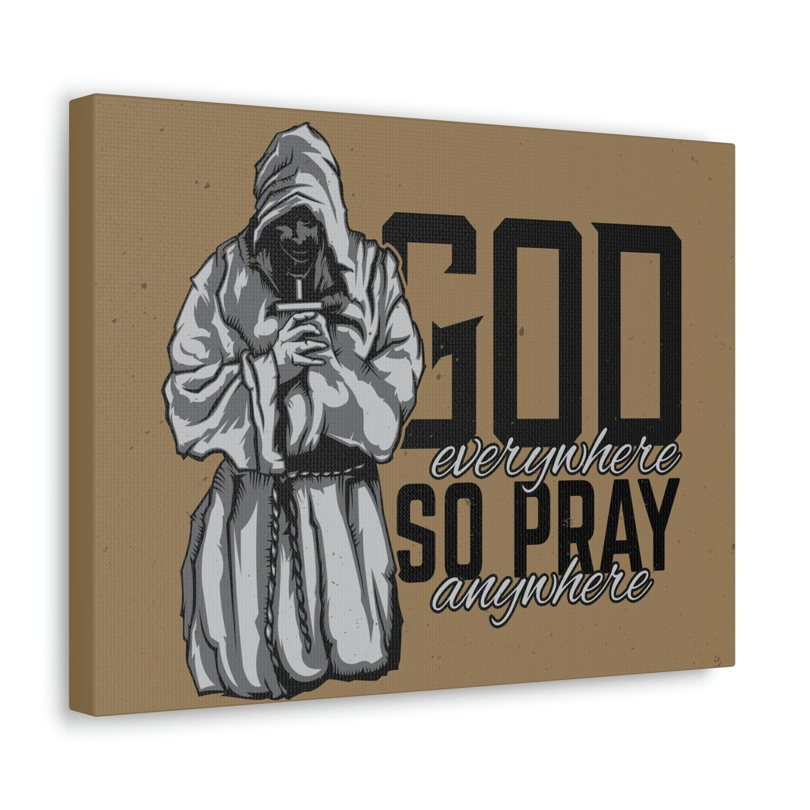 Scripture Walls God Is Everywhere So Pray Anywhere Jeremiah 23:23-33 Christian Wall Art Print Ready to Hang Unframed-Express Your Love Gifts