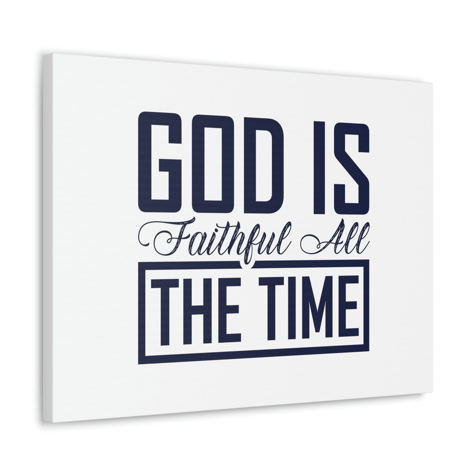 Scripture Walls God Is Faithful 1 Corinthians 1:9 Rectangle Christian Wall Art Bible Verse Print Ready to Hang Unframed-Express Your Love Gifts