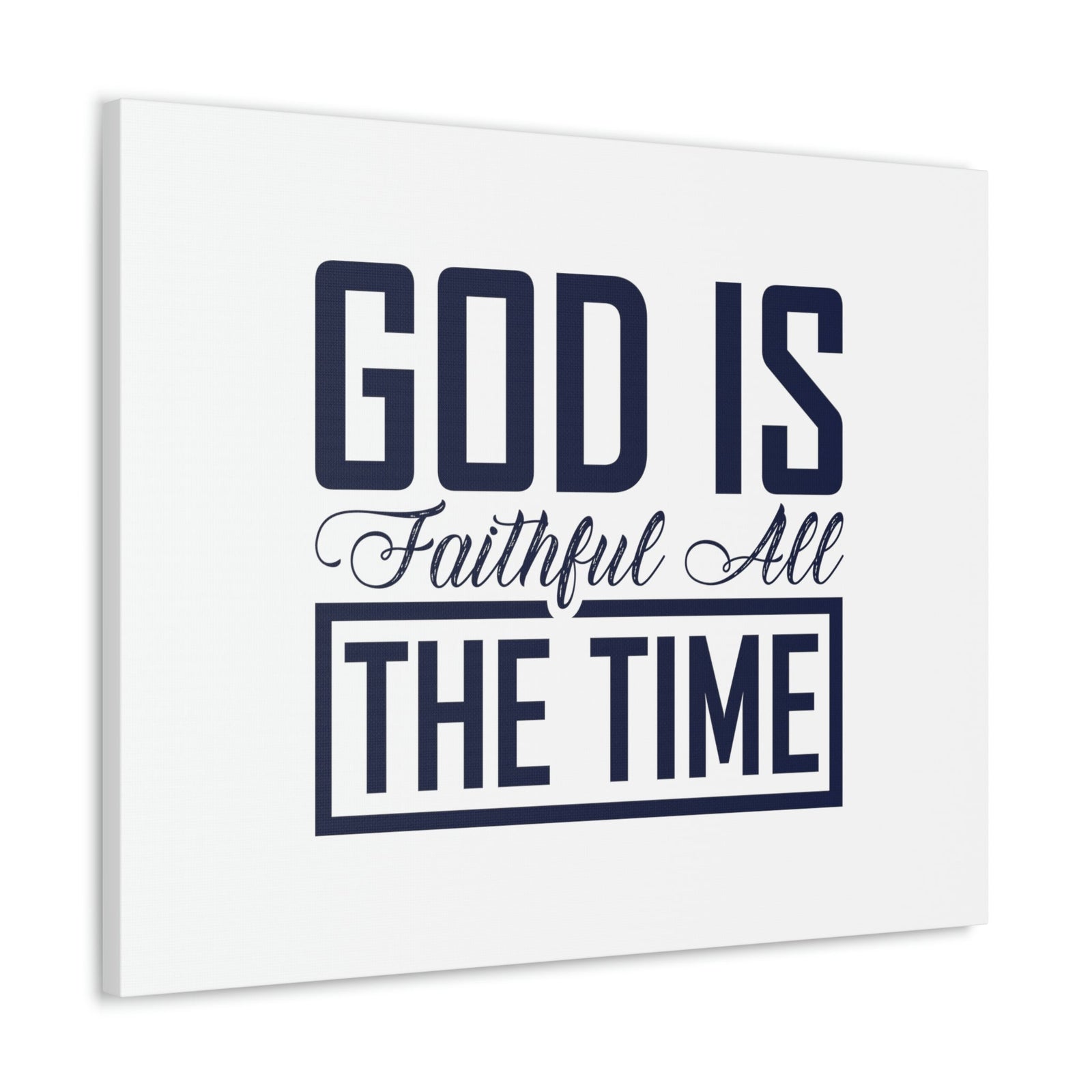 Scripture Walls God Is Faithful 1 Corinthians 1:9 Rectangle Christian Wall Art Bible Verse Print Ready to Hang Unframed-Express Your Love Gifts