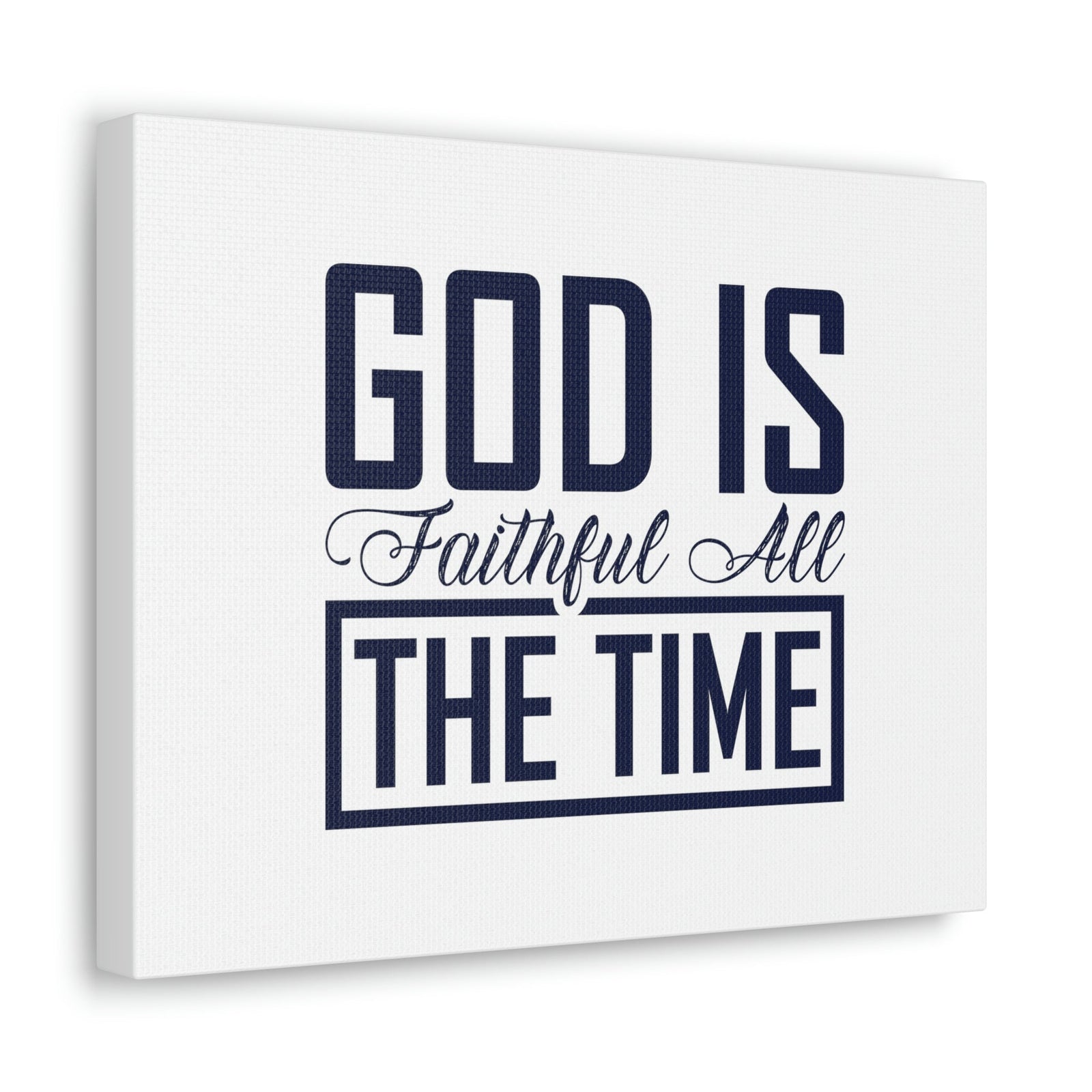 Scripture Walls God Is Faithful 1 Corinthians 1:9 Rectangle Christian Wall Art Bible Verse Print Ready to Hang Unframed-Express Your Love Gifts